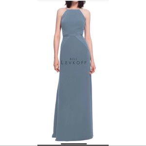 Bill Levkoff Bridesmaid Dress 
Color: Slate
Size 8